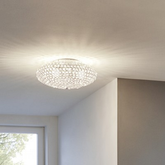 Eglo Clemente Plafoniera 2x60W, transparent