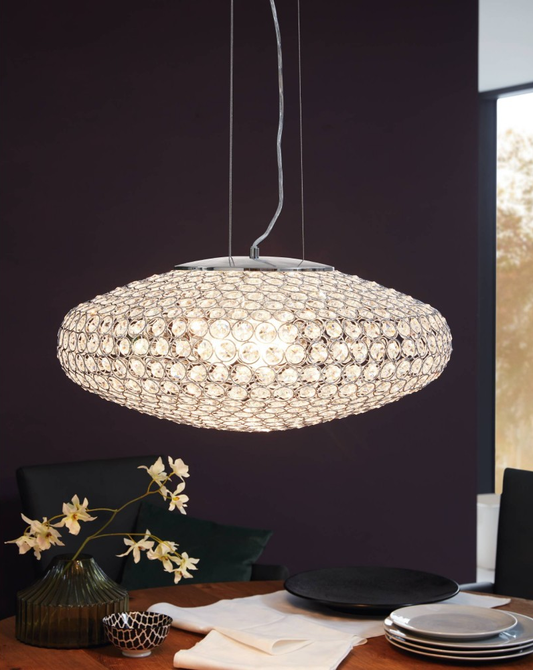Eglo Clemente Lustra 3x60W, transparent