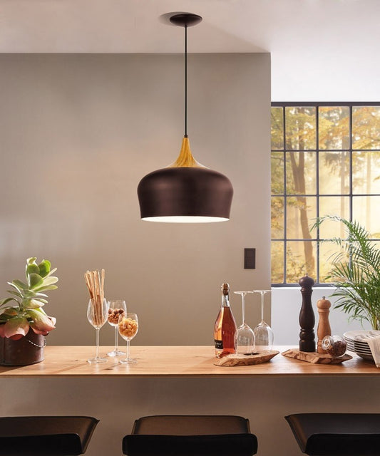 Eglo Obregon Pendul 1x60W, maro inchis