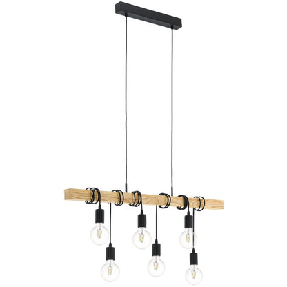 Eglo Townshend Lustra 6x60W, maro