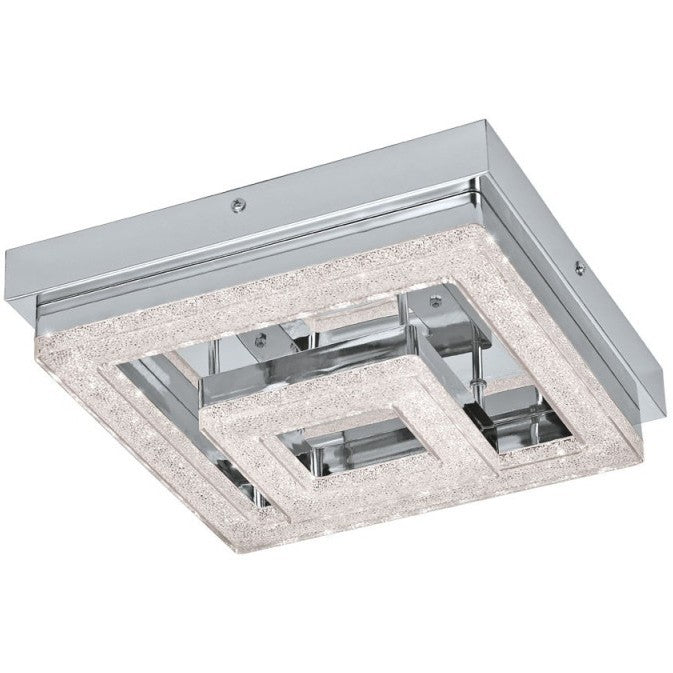 Eglo Fradelo Plafoniera 1x12W, crom/transparent