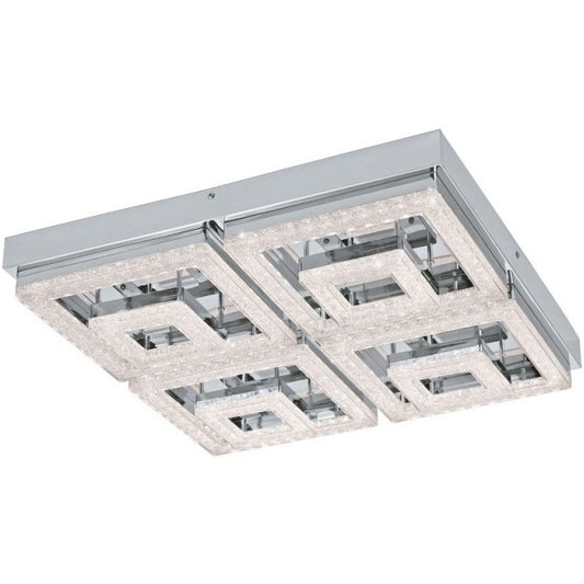 Eglo Fradelo Plafoniera 1x48W, crom/transparent
