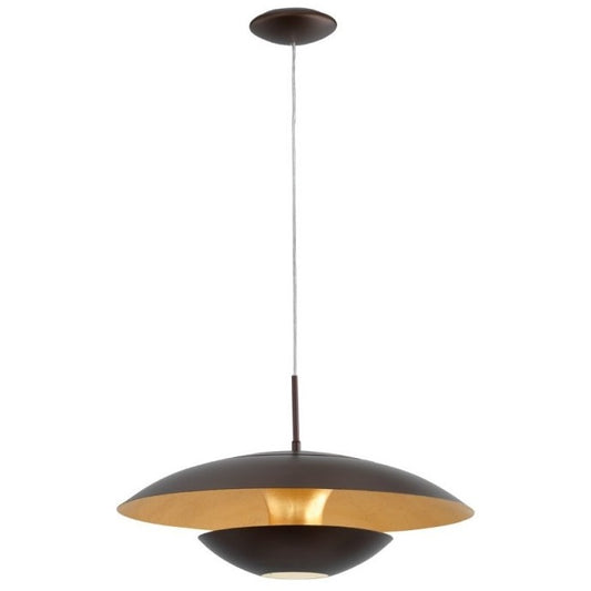 Eglo Nuvano Pendul 1x60W, maro inchis