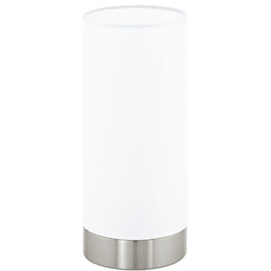 Eglo Damasco 1 Veioza Ø10 cm, 1x60W, alb/crom