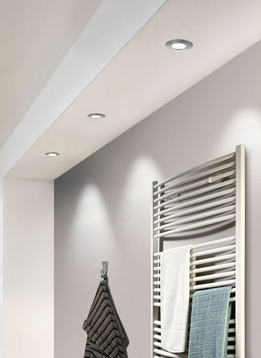 Eglo Pineda Spot incastrat rotund 1x6W, nichel mat