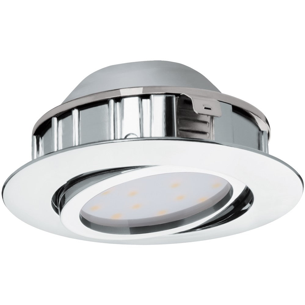 Eglo Pineda Spot incastrat rotund 1x6W, orientabil, crom