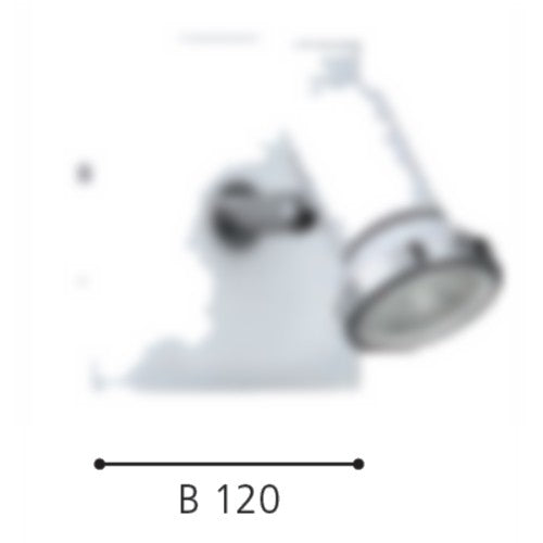 Eglo Tamara 1 Aplica baie cu spot 1x3.3W, alb