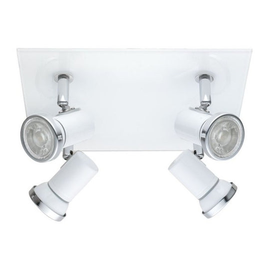 Eglo Tamara 1 Plafoniera baie cu spot 4x3.3W, alb