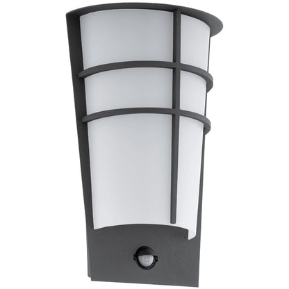Eglo Breganzo 1 Aplica cu senzor pentru zi si noapte, 2x2.5W, alb/antracit