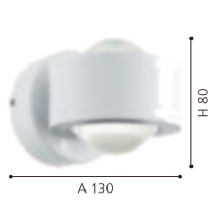 Eglo Ono 2 Aplica 2x2.5W, alb
