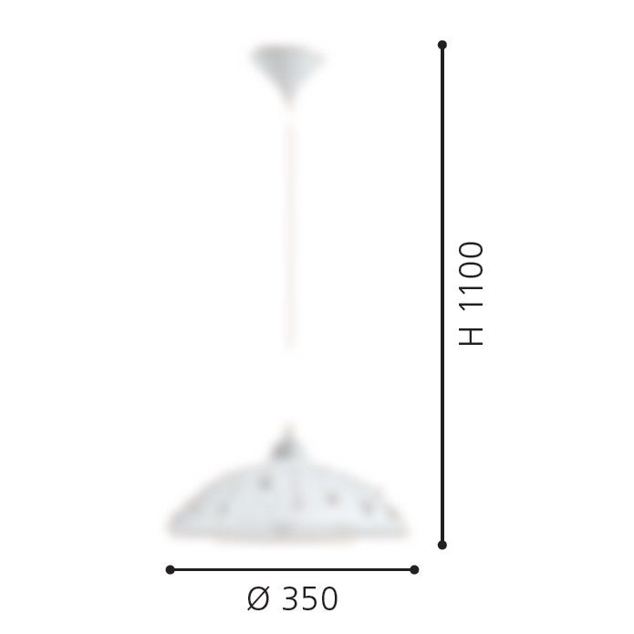 Eglo Vetro Pendul 1x60W, sticla/cristal