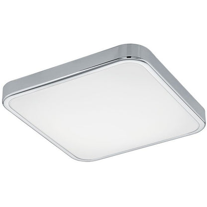 Eglo Manilva 1 Plafoniera 1x16W, alb/crom, 29x29 cm