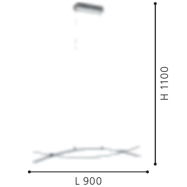 Eglo Nevado Pendul 3x9W, crom