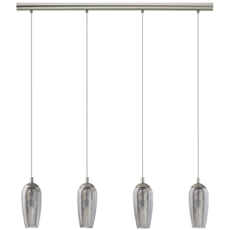 Eglo Farsala Pendul 4x3W, maro/transparent