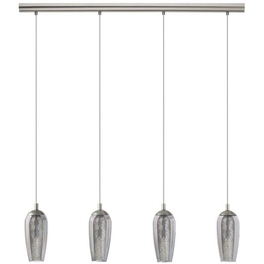 Eglo Farsala Pendul 4x3W, maro/transparent