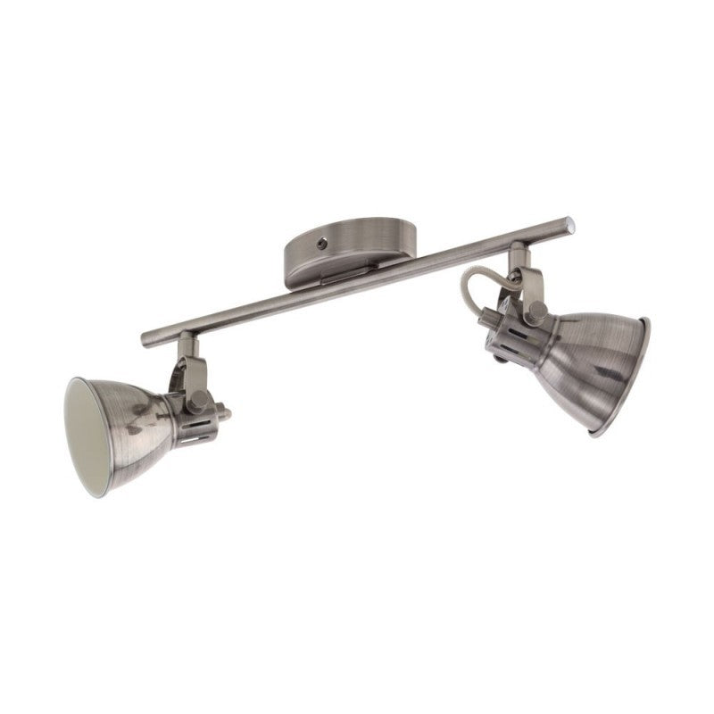 Eglo Seras Aplica cu spot 2x3.3W, crom mat (nickel-antique)