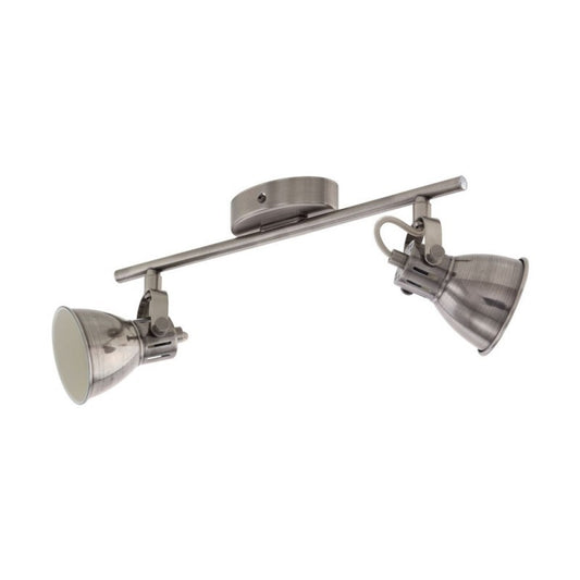 Eglo Seras Aplica cu spot 2x3.3W, crom mat (nickel-antique)