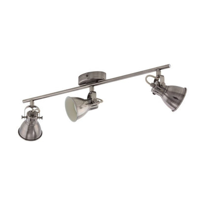 Eglo Seras Plafoniera cu spot 3x3.3W, crom mat (nickel-antique)