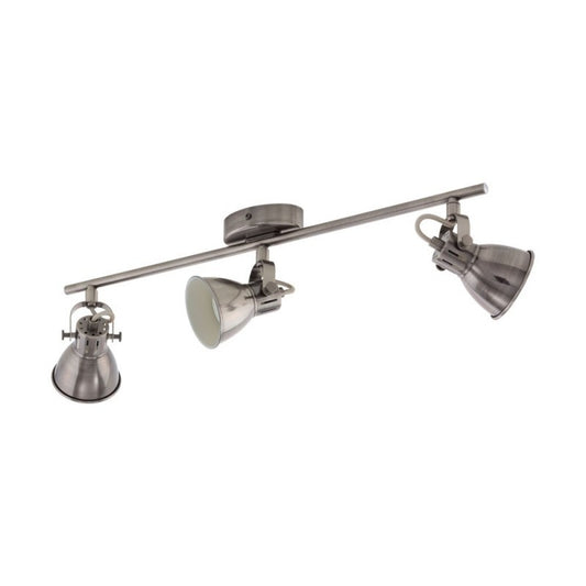Eglo Seras Plafoniera cu spot 3x3.3W, crom mat (nickel-antique)