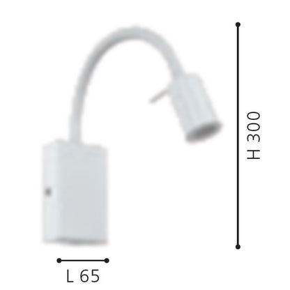 Eglo Tazzoli Aplica 1x3.5W cu port USB, alb