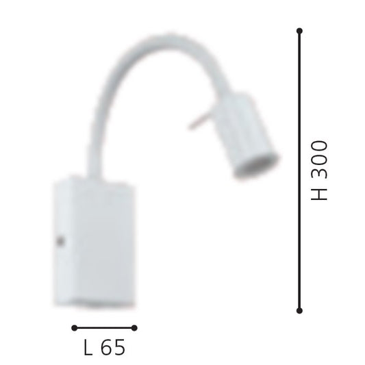 Eglo Tazzoli Aplica 1x3.5W cu port USB, alb