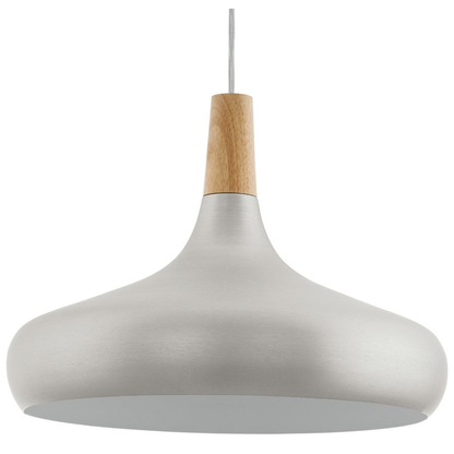 Eglo Sabinar Pendul 1x60W, Ø40 cm, crom mat