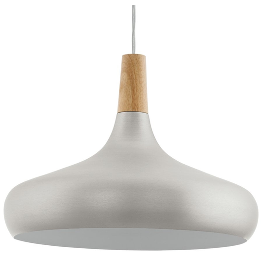 Eglo Sabinar Pendul 1x60W, Ø40 cm, crom mat