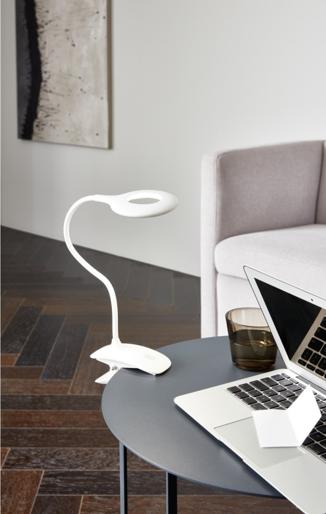 Eglo Cabado Lampa de birou cu clema, 1x3W, alb
