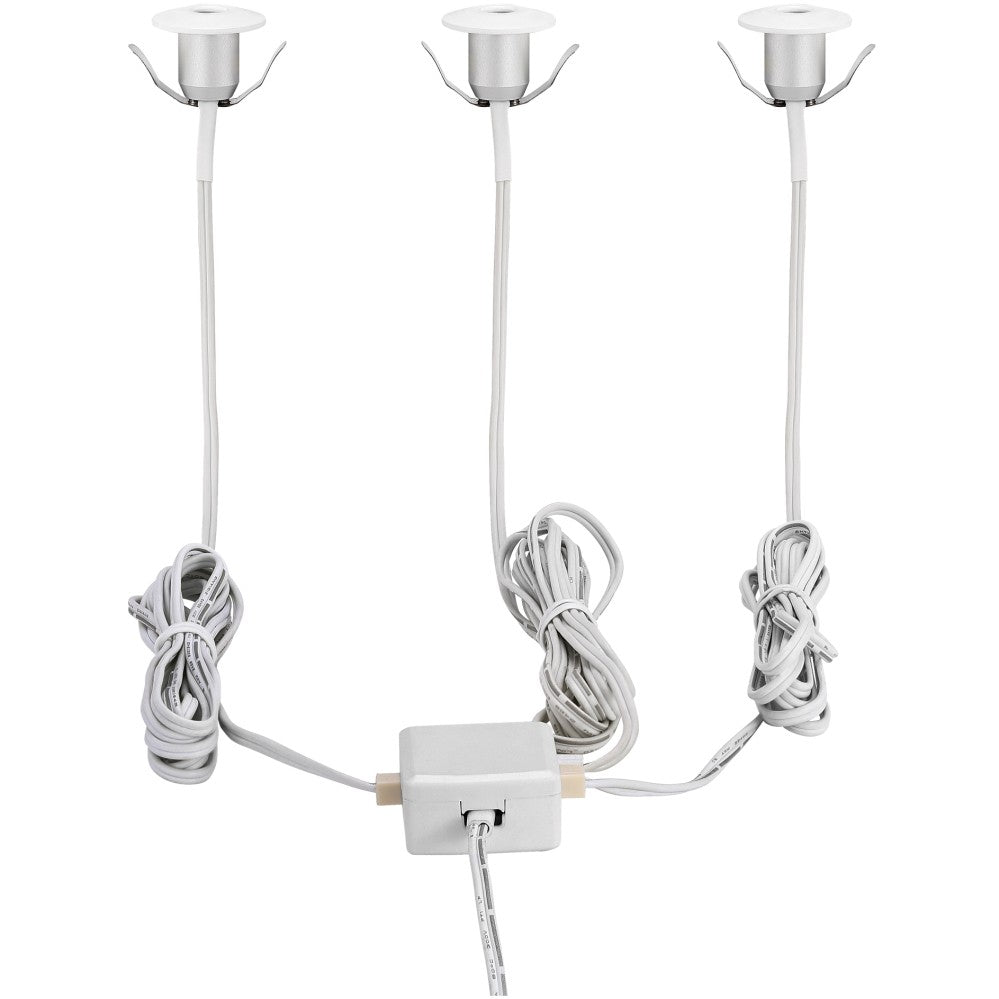 Eglo Chango Set 3 spoturi incastrate rotunde 3x1W, alb
