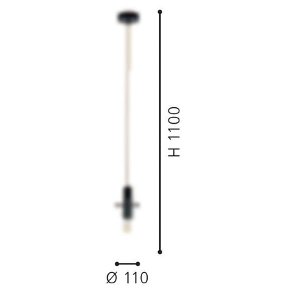 Eglo Montefino Pendul 1x60W, negru