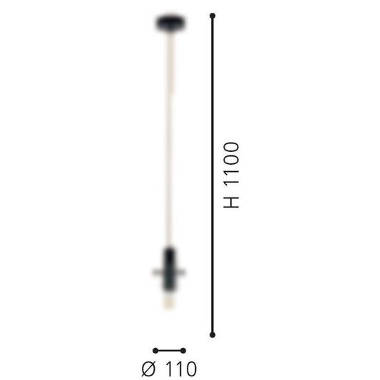 Eglo Montefino Pendul 1x60W, negru