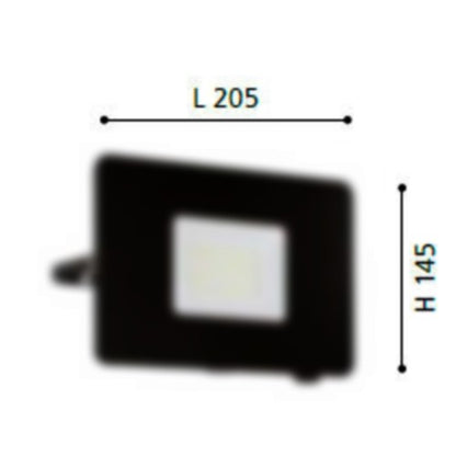 Eglo Faedo 3 Proiector 1x50W, negru