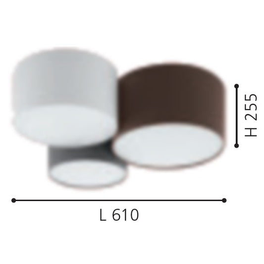 Eglo Pastore Plafoniera 3x60W