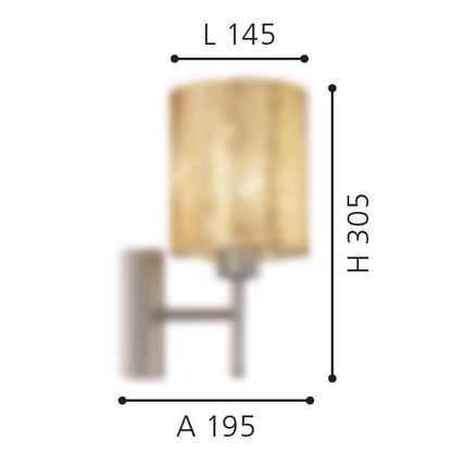 Eglo Viserbella Aplica 1x60W, auriu