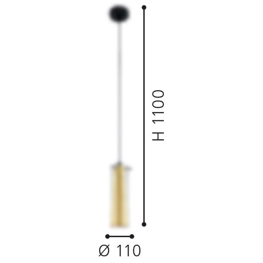Eglo Pinto Gold Pendul 1x60W, auriu