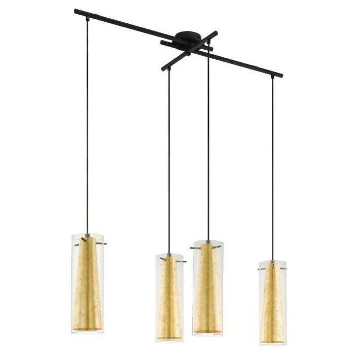 Eglo Pinto Gold Pendul 4x60W, auriu