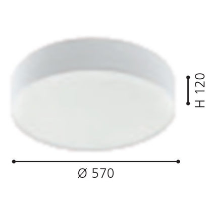 Eglo Romao 1 Plafoniera 1x40W, alb