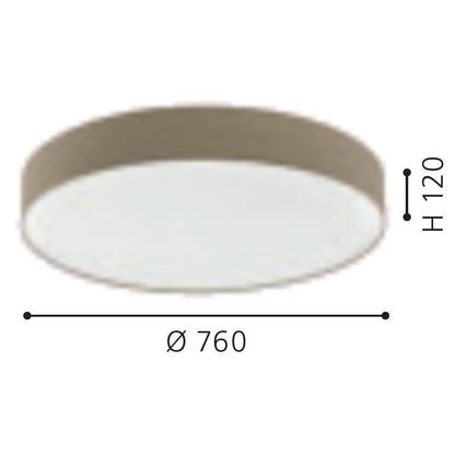 Eglo Romao 3 Plafoniera 1x60W, bej/alb