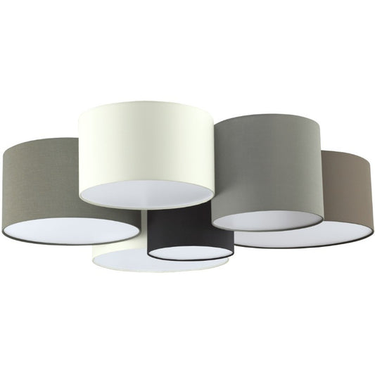 Eglo Pastore Plafoniera 6x40W, multicolor