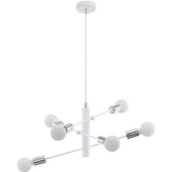 Eglo Gradoli Pendul 6x60W, alb