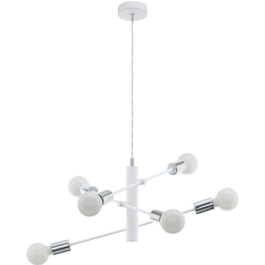 Eglo Gradoli Pendul 6x60W, alb