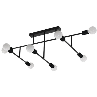 Eglo Belsiana Plafoniera cu spoturi 8x40W, negru