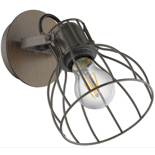 Eglo Sambatello Aplica cu spot 1x40W, gri/maro