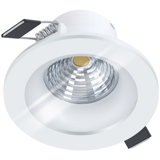 Eglo Salabate Spot incastrat rotund 1x6W, lumina neutra, alb