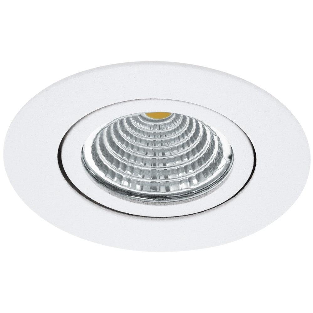 Eglo Saliceto Spot incastrat rotund 1x6W, orientabil, lumina neutra, alb