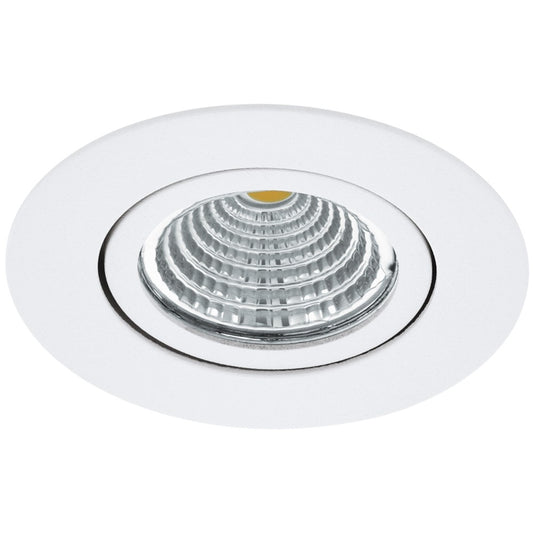 Eglo Saliceto Spot incastrat rotund 1x6W, orientabil, lumina neutra, alb