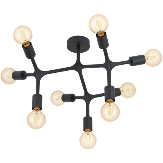 Eglo Bocadella 1 Lustra 9x60W, negru