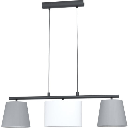 Eglo Almeida 1 Lustra 3x25W, gri/alb