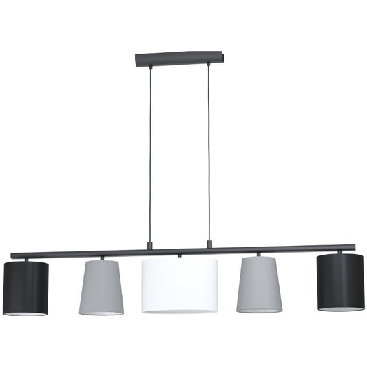 Eglo Almeida 1 Lustra 5x25W, multicolor