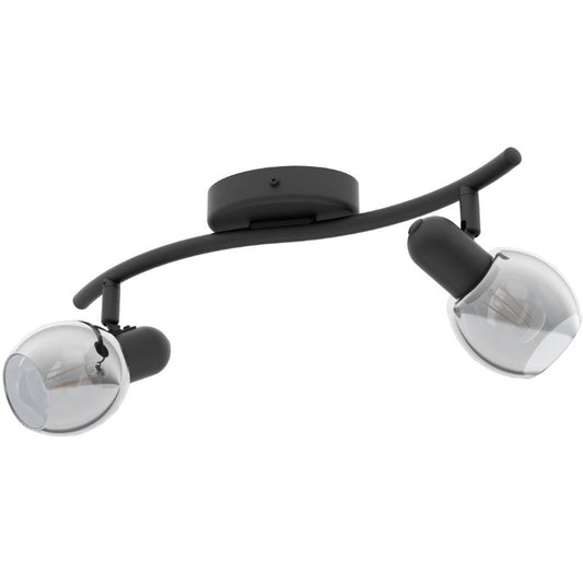 Eglo Pollica Plafoniera cu spoturi 2x28W, negru